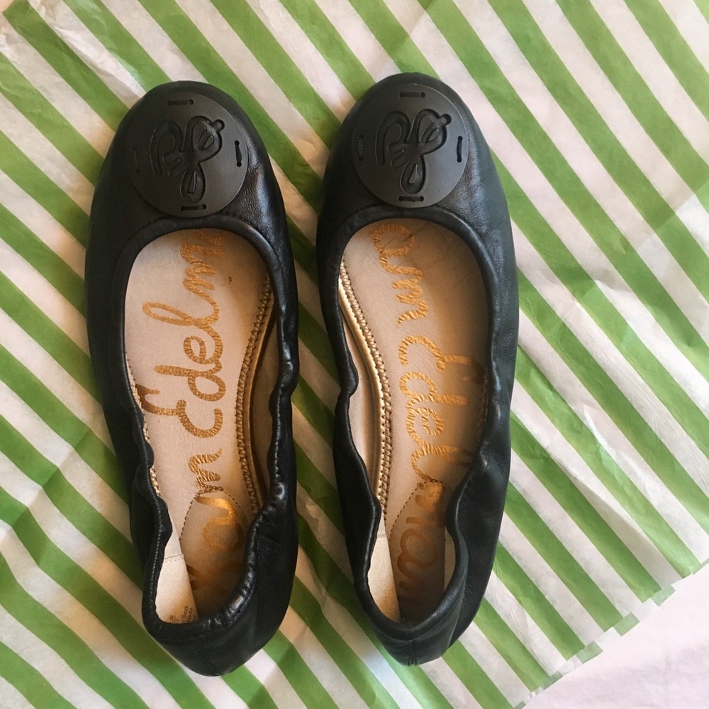 Sam Edelman Freddie Logo Ballet Flat Size 7